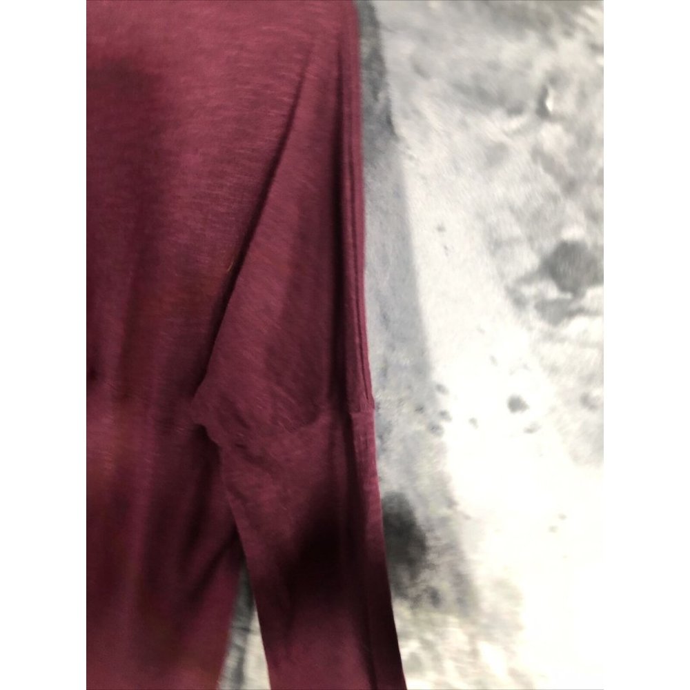 Pink Victoria Secret Shirt Women’s Long Sleeve Burgundy - Picture 8 of 8